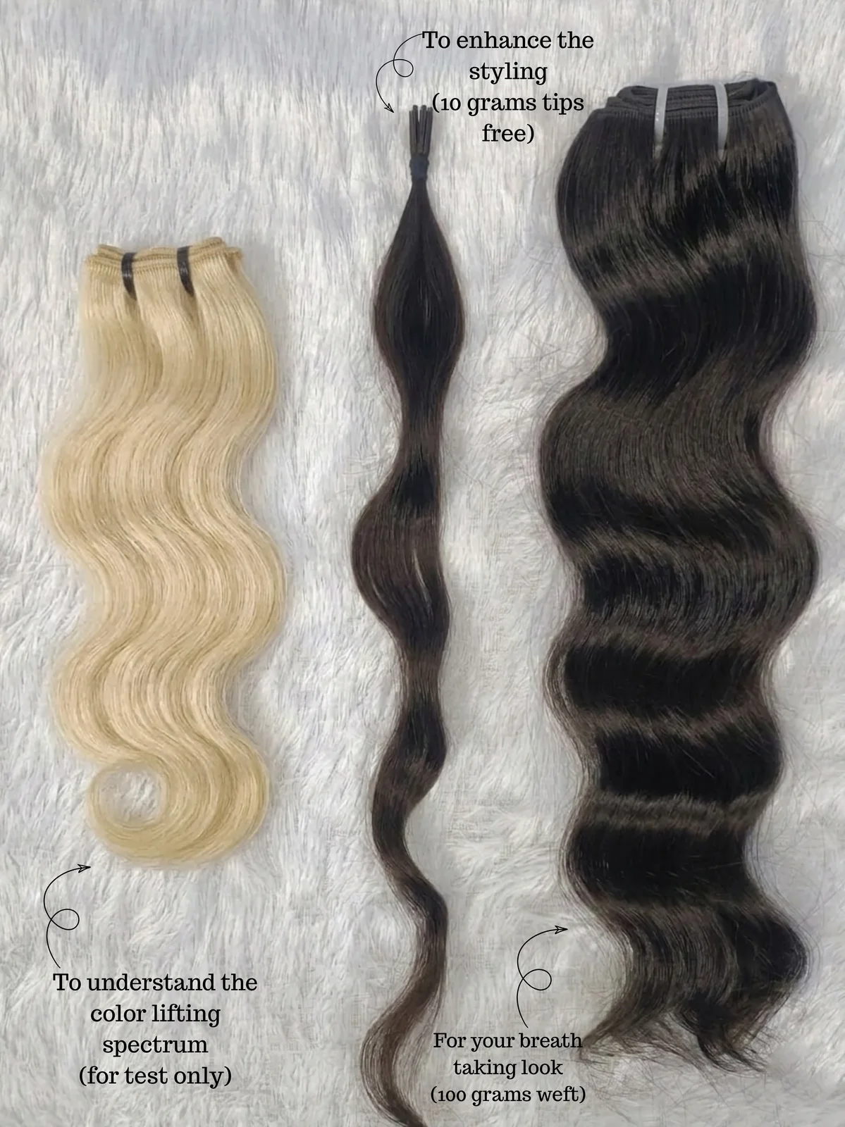 Silky Fusion Raw Hair Color Lifting Spectrum to #613 Blonde